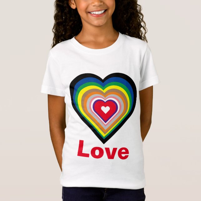 heart and love T-Shirt (Front)
