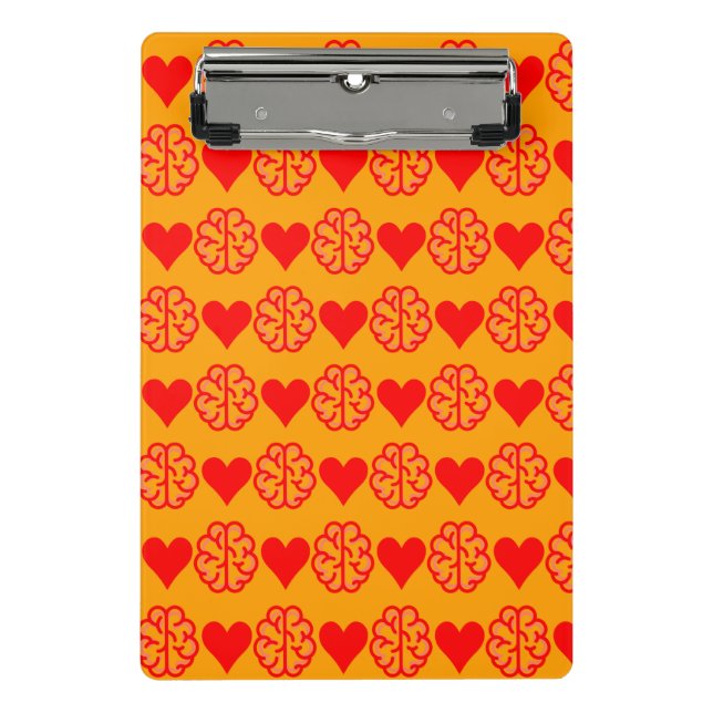 Heart and Mind Mini Clipboard (Front)