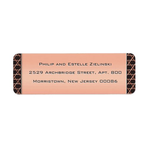 Heart and Soul Copper Art Deco Label