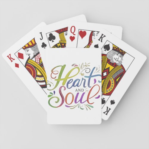 Heart And Soul Playing Cards