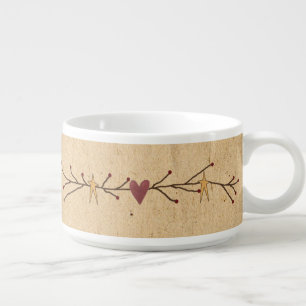 Heart And Stars Chili Bowl