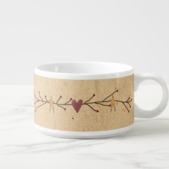 Heart And Stars Chili Bowl (Left)