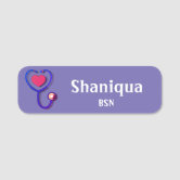  CHNLML Stethoscope Name Tag Nurse Doctor Stethoscope