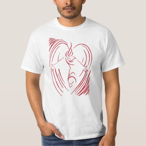 Heart Angel _ Basic T T_Shirt