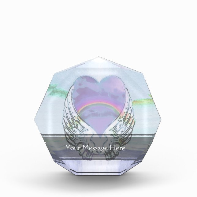 Heart, Angel Wings & Ocean Award (Front)