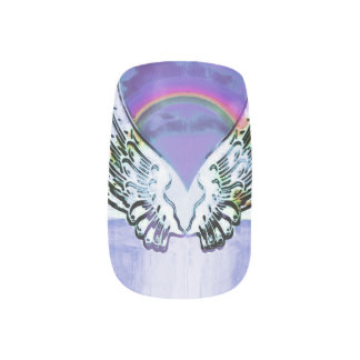 Angel Wings Nail Art Wraps Zazzle Lily Angel 10 Pcs Lot Plastic Nail Art Soak Off Cap Clip Uv Gel Polish