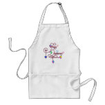 heart anniversary adult apron