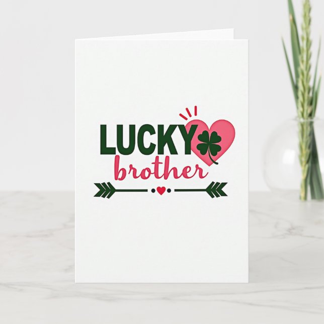 Heart Arrow Lucky Brother Card (Front)
