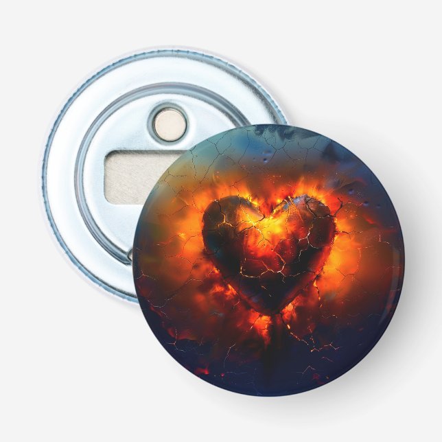 Heart Art Bottle Opener (Front)