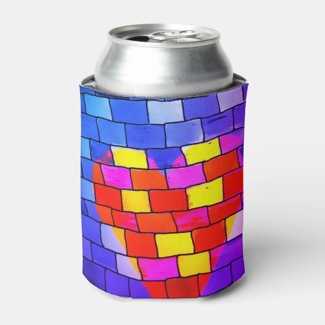 Heart Art Can Cooler (Can Front)