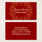 Heart ART Template 2 + your photo & text (Front & Back)