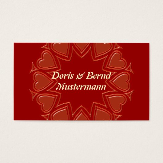 Heart ART Template 2 + your photo & text (Front)