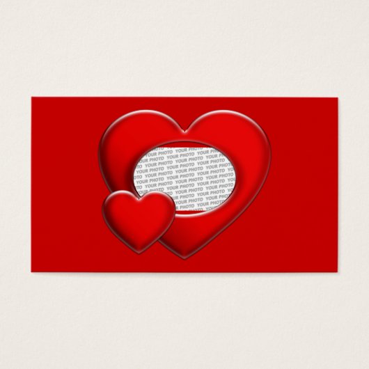 Heart ART Template + your photo & text (Front)