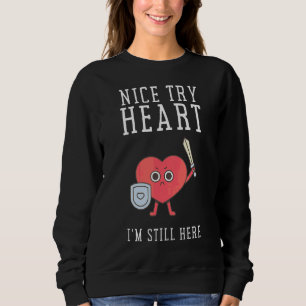 Heart Attack And Heart Disease Survivor Sweatshirt