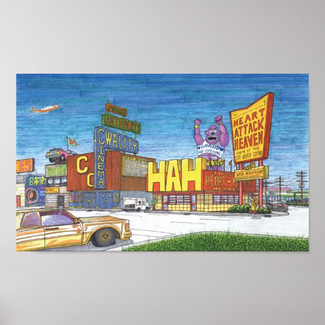 Heart Attack Heaven: Baitline Rd. Poster (Front)