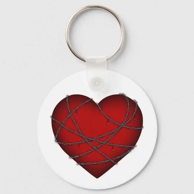Heart Attack Keychain (Front)