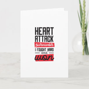 Heart Attack Survivor Card