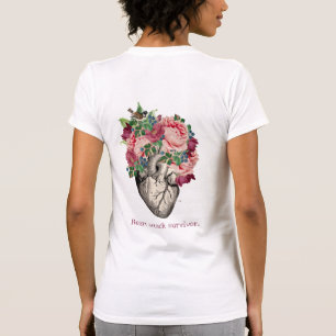 Heart Attack Survivor Feminine T-Shirt