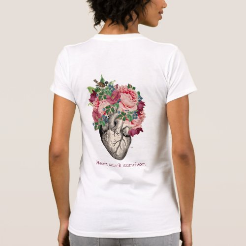 Heart Attack Survivor Feminine T_Shirt