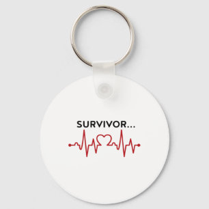 Heart Attack Survivor Gifts Survivor Hearts Diseas Keychain