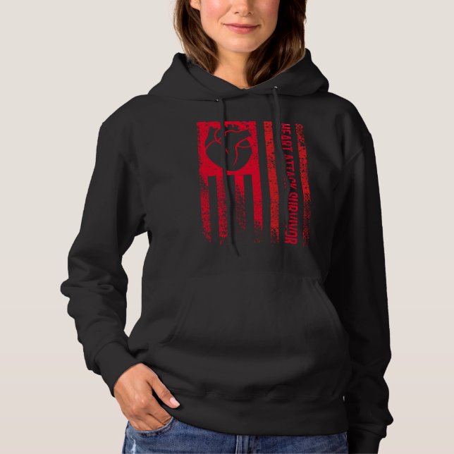 Heart Attack Survivor Hoodie (Front)
