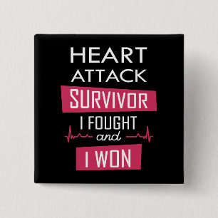 Heart attack survivor, I fought and I won Button