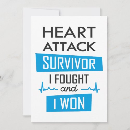 Heart attack survivor I fought and I won Invitation