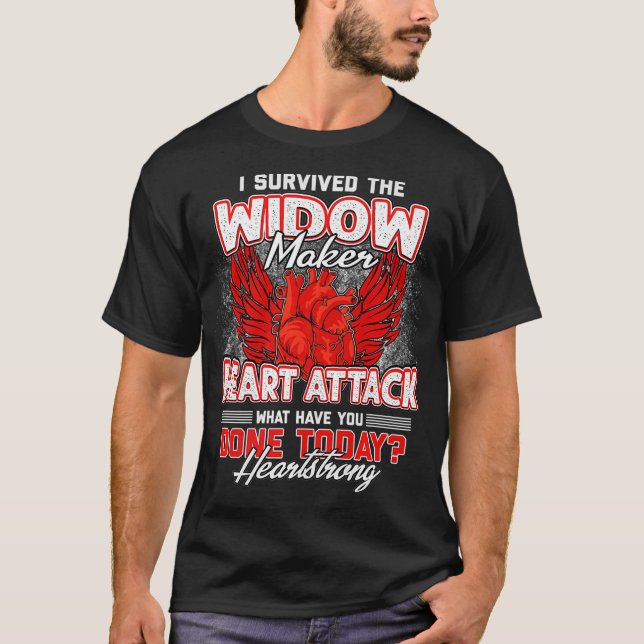 Heart Attack Survivor Open Heart Surgery Gifts T-Shirt (Front)