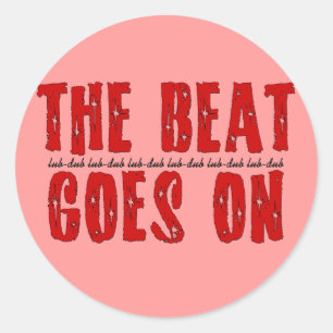 Heart Attack T-shirts Gifts for Bypass Patients Classic Round Sticker