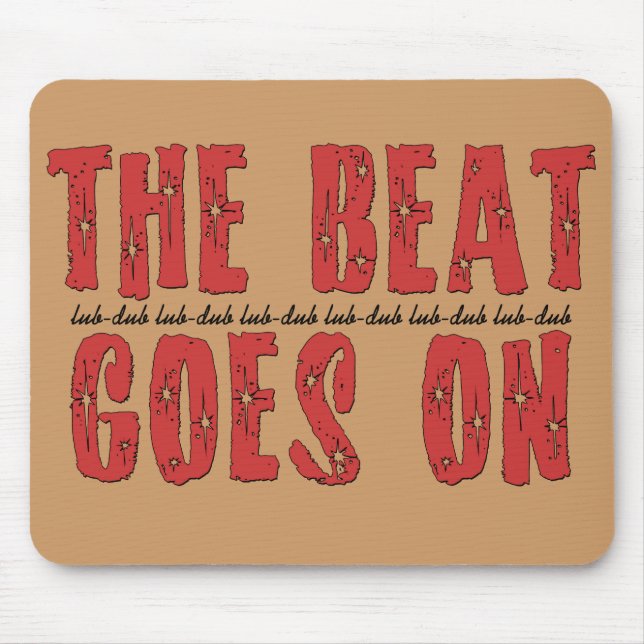 Heart Attack T-shirts | Gifts for Bypass Patients Mouse Pad (Front)