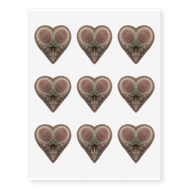 "Heart Attack" Temporary Tattoos (Front)
