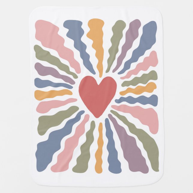 Heart Baby Blanket (Front)
