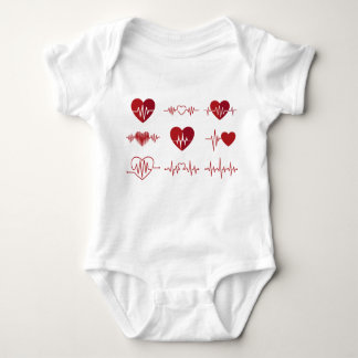 heart baby bodysuit