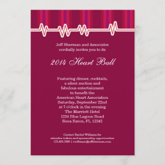 Heart Ball Fundraising Event Invitation