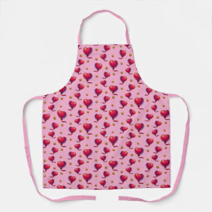 Heart Balloons and Stars Apron