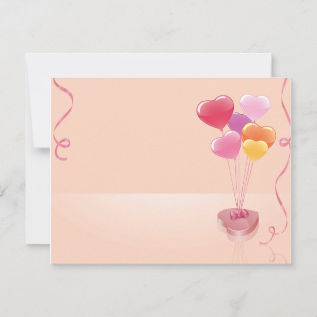 Heart balloons & chocolates (Front)