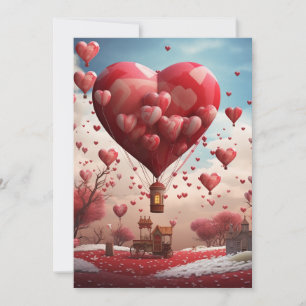 Heart Balloons: When I tell you - Valentine Card