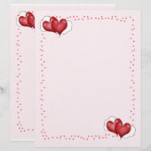 Heart Balloons With Little Hearts (Front/Back)