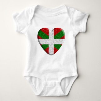 Heart Basque texturé.png Baby Bodysuit