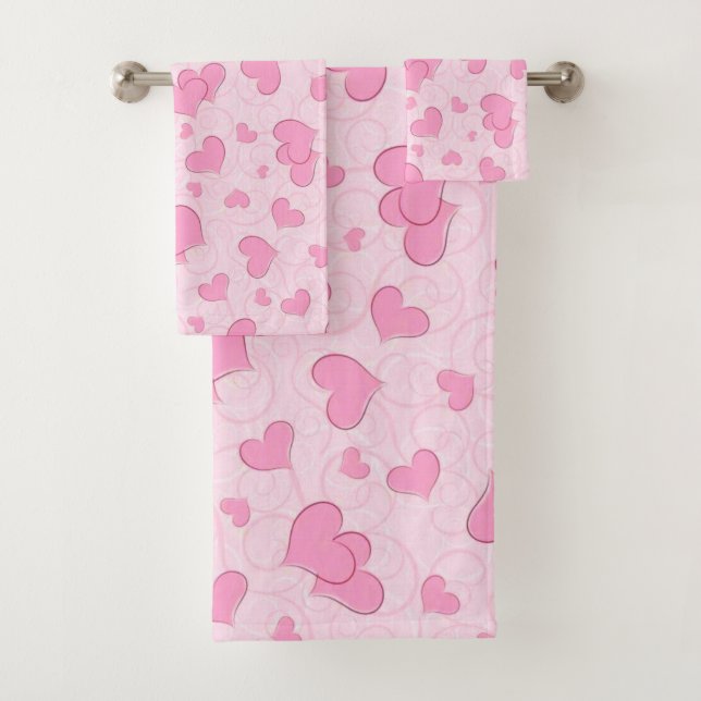 Heart Bath Towel Set (Insitu)