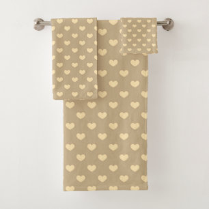 Heart Bath Towel Set