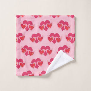 Heart Bath Towel Set