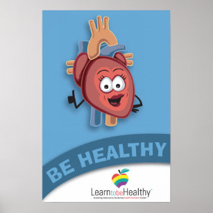 Heart: Be Healthy Poster