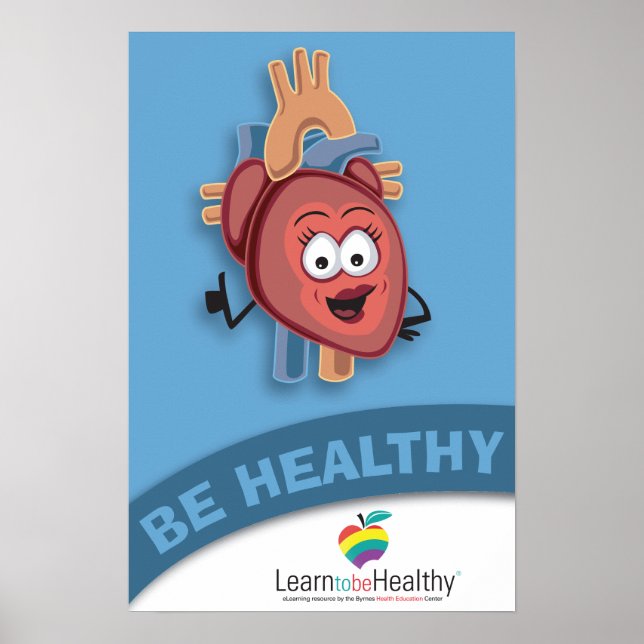 Heart: Be Healthy Poster (Front)