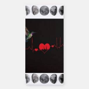 Heart Beat & Blood Donation Desk Mat   Medical ECG Magnetic Notepad
