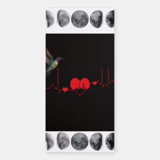 Heart Beat & Blood Donation Desk Mat | Medical ECG Magnetic Notepad