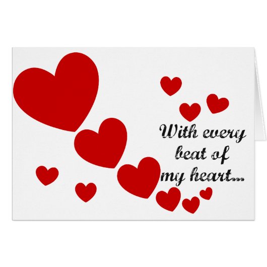 Heart Beat Cards (Front Horizontal)
