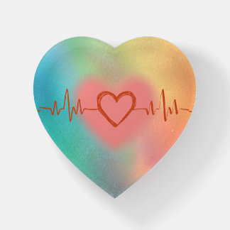 Heart Beat Paperweight