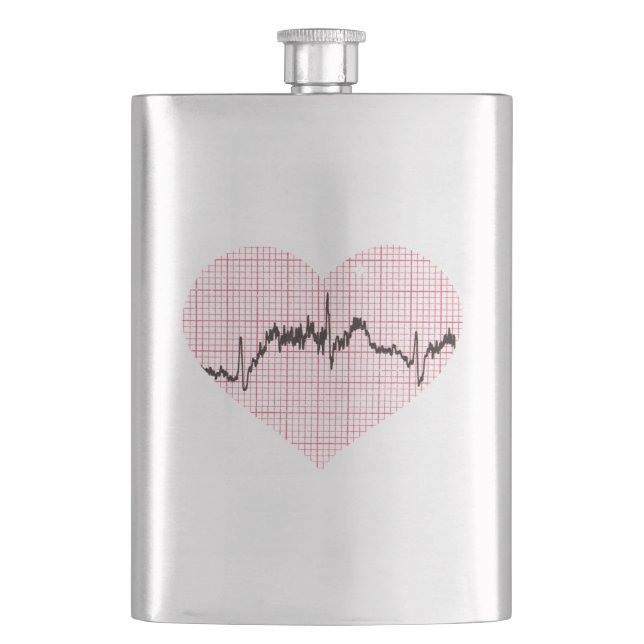 Heart Beat VII Flask (Front)