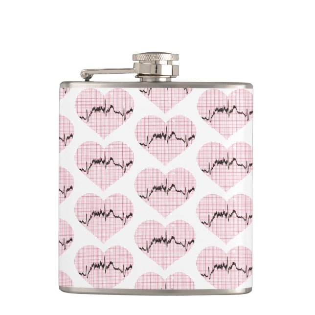 Heart Beat VII Flask (Front)